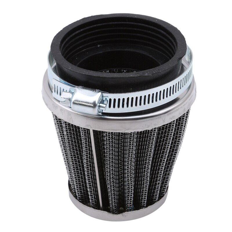 Motorsykkel luftfilter sopphodefiltre universell 35mm 44mm 50mm 54mm 60mm motorsykkel luftinntak filter renere svart: 54mm