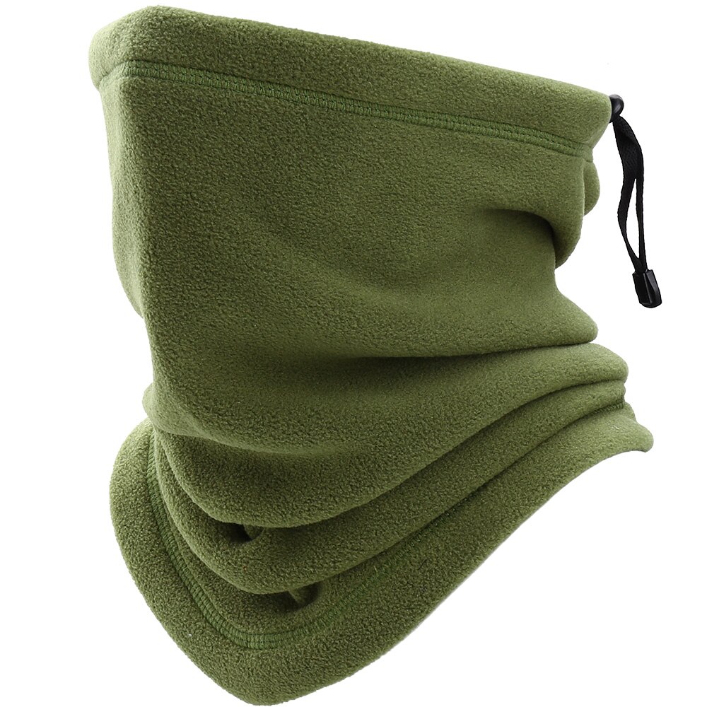 Winter Neck Warmer Tube Magic Scarf Camping Hiking Snowmobile Scarves Cycling Sports Bandana Sport Headband Headwear Men: Army Green
