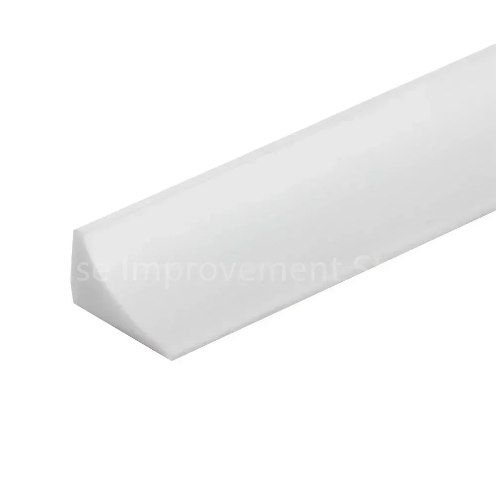 Tapón de agua de silicona autoadhesivo para baño, tira de retención de agua, puerta de baño plegable, lavadora, barrera de presa de ducha: Blanco / 90 mm