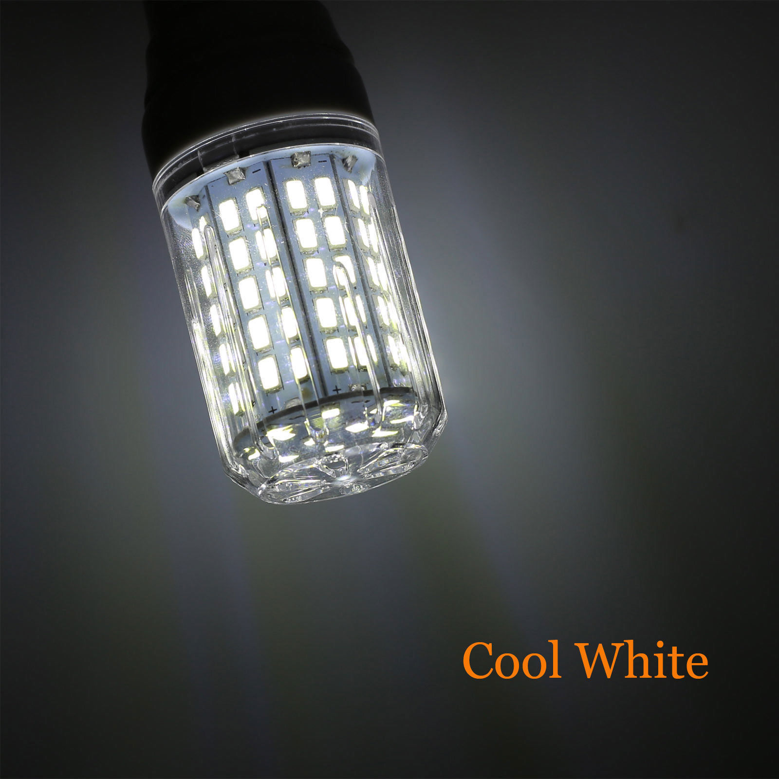 Hot E27 E14 E12 E26 27LEDs 7W Oświetlenie SMD 5730 LED Żarówka kukurydziana Żyrandol świąteczny 110V 220V DC 12V 24V Lampy: Zimne białe / 14 w