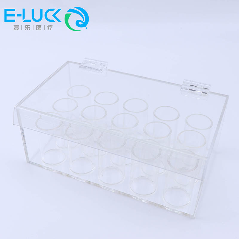 Dental Kieferorthopädie Power Chain Box Acryl Platzierung Ligatur Kette Halter Dental Elastische Power Chain Box