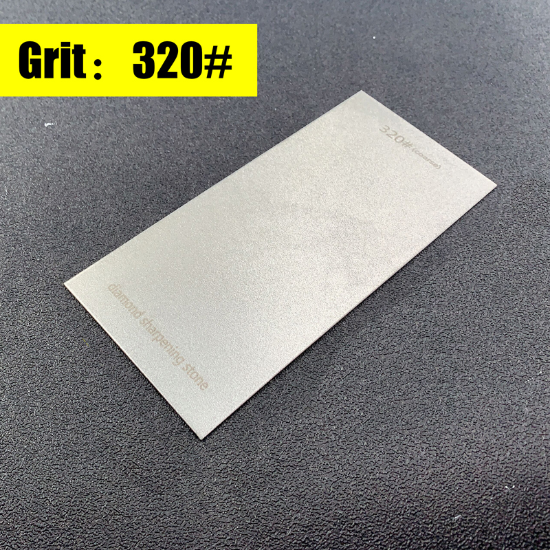 Diamond stone Sheet Sharpening stone knife sharpener 80-3000 grit Kitchen knife grinding tools sharpener Garden Abrasives: Grit 320