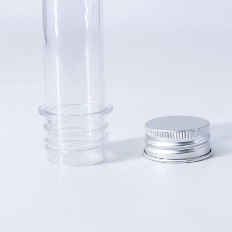 1PCS Plastic Test Tubes 40ml With Aluminum Cap Bottles Lab Equipments 14×25mm