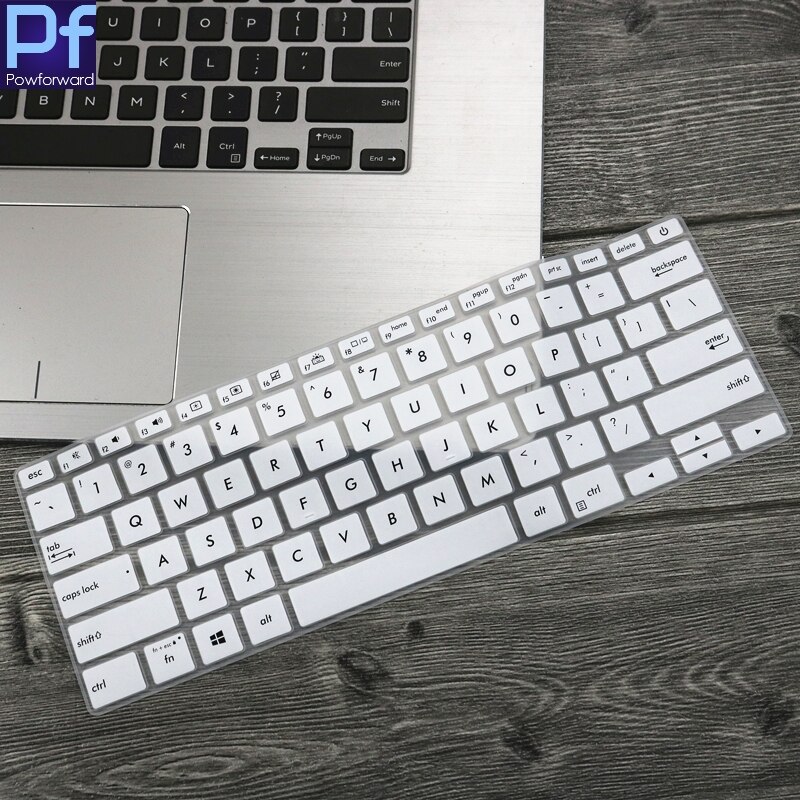 Pour ASUS VivoBook S14 S432FL S432FN S432FA S432F S431FA S431FL S431 S432 FL FA F FN 14 pouces protection de couverture de clavier aptop: white
