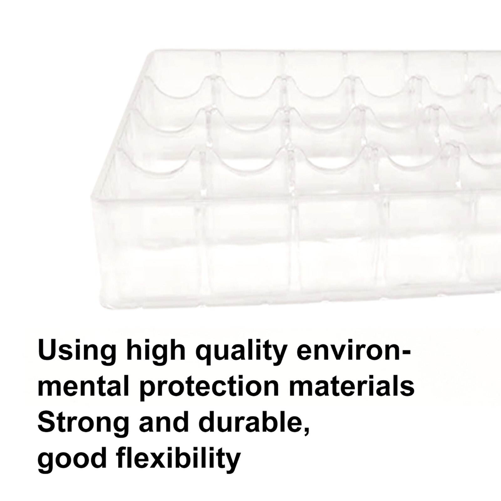 Semences Germoir Tray5/10Pcs En Plastique Transparent Germination Plateau pour Jardin Maison Bureau