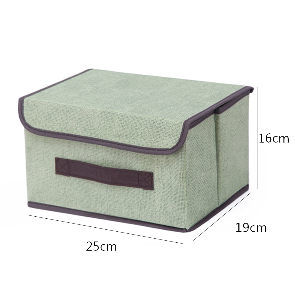 Caja de almacenamiento plegable de tela para el hogar, organizador de ropa multiusos, portátil, no tejida, a prueba de busto