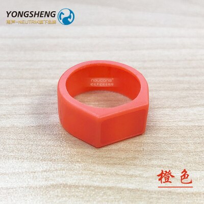 YS-CCR YONGSHENG For YS136N / YS137N XLR Plug Color Ring Multi-color Roll-proof Ring Marking Ring 10 colors: ORANGE / 1PCS