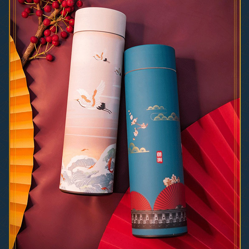 450 Ml Chinese Stijl Thermos Mok 304 Roestvrijstalen Thermoskan Met Thee Zetgroep Thermocup Water Fles Beste Cadeau