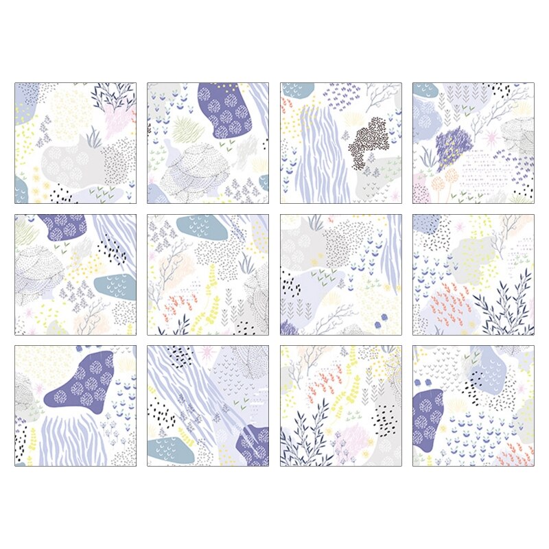 Origami Paper Double Sided Patterned 50 Sheets 15x15cm Square Folding Paper DIY Handcraft Kindergarten Material