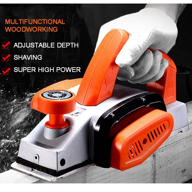 Portable Electric Planer Woodworking Planer Household Multifunctional Electric Planer Press Planer Woodworking Tools Power Tools