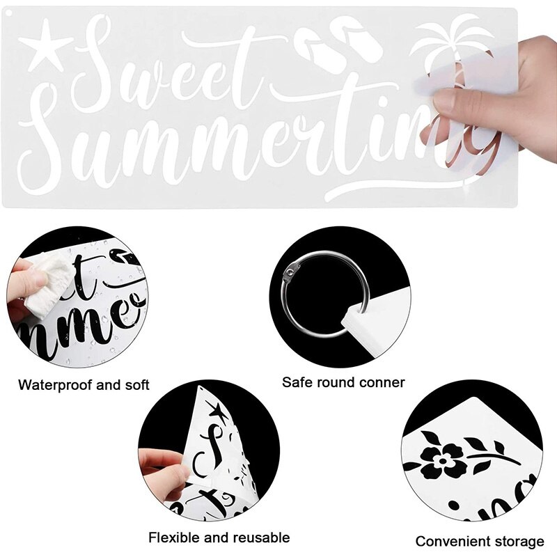 27PCS Welcome Stencils, Welcome Open Closed Signs ... – Grandado