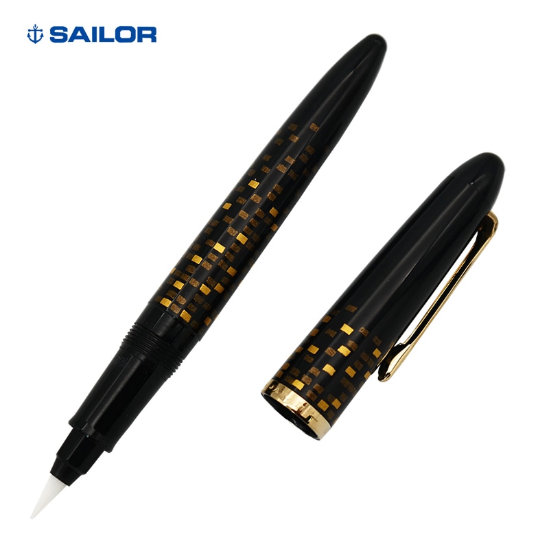Marinero Japón fibra de poliéster suave punta caligrafía cepillo pluma pincel pequeño guión regular 27-9504-220