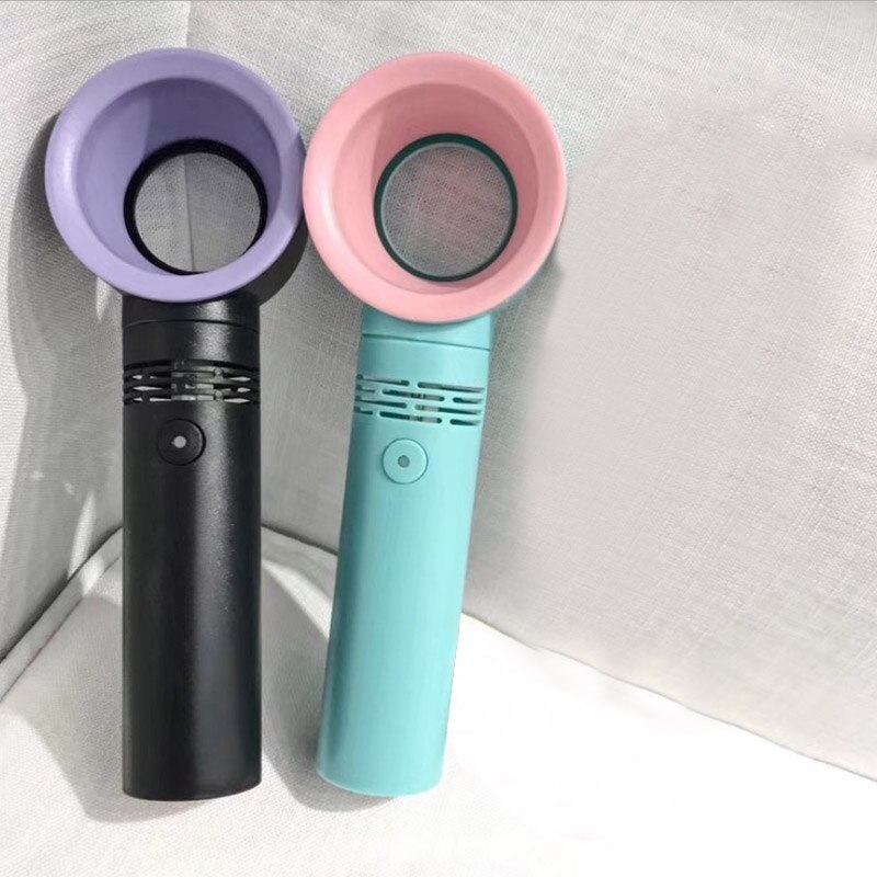 Elektrische, bladloze ventilator, draagbare, draadloze, usb-oplaadbare, mini-handheldventilator, draagbare minikoeler, handige ventilator zonder blad