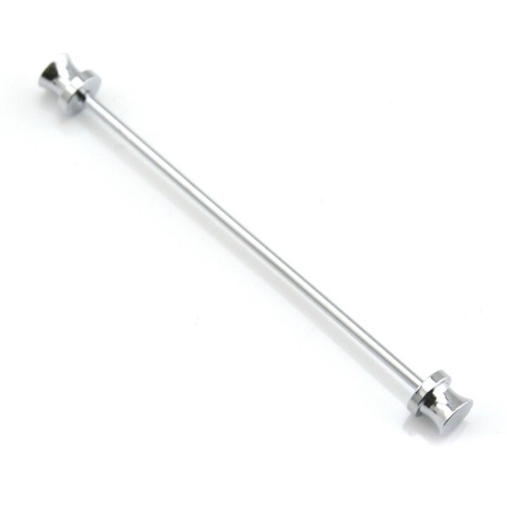 -Geschäft Kragen Stift Für Männer Hemd Kragen Bleibt Hochzeit Silber/Gold Schlank Krawatte Stifte Kragen Krawatte Bar Krawatte zubehör: Silber-