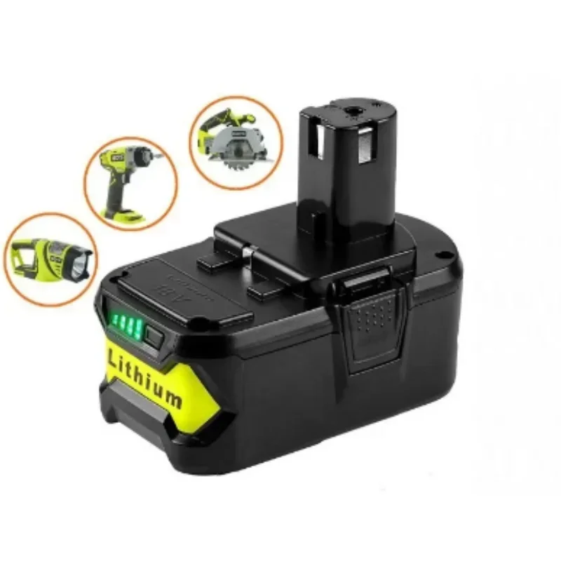9.8Ah 12.8AH na akumulator RYOBI P108 18 V One +Plus 18 V akumulatory litowo-jonowe P104 P107 RB18L50 RB18L20 P108