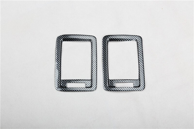 Lsrtw2017, fibra de carbono Abs, Panel de engranajes para coche, elevador de ventana, marco de ventilación para Hyundai Tucson 2006 2007: dashboard vent frame