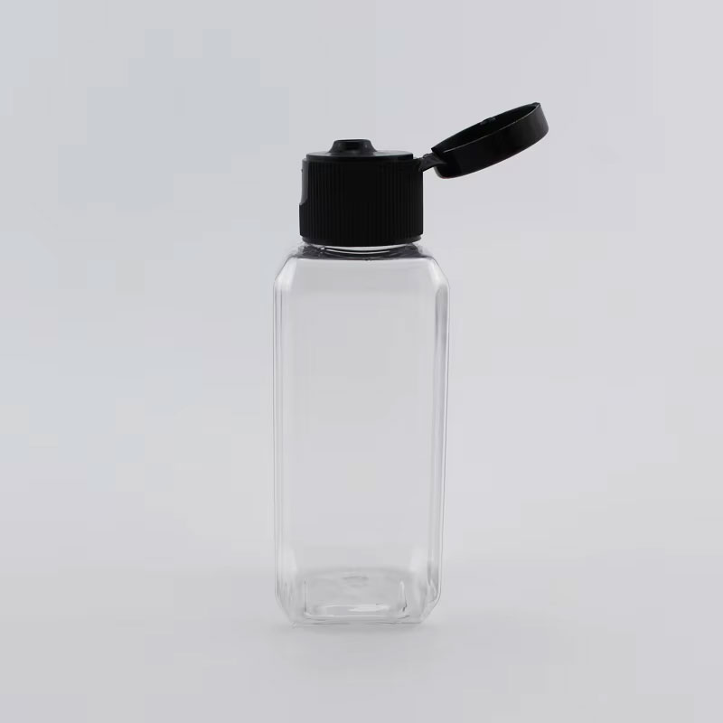 30 stk. 50ml tomme 100ml firkantede plastflasker med skrukork, reisebeholdere til kosmetikk, prøveemballasje til personlig pleie