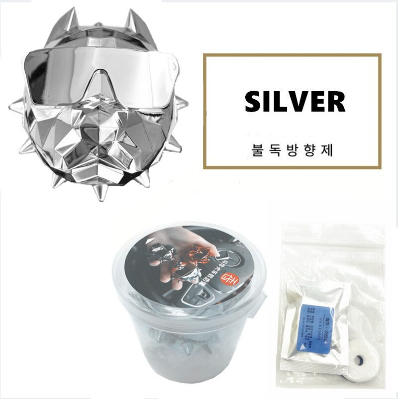Bulldog Fragrance Deer Vehicle Fragrance Decoration Car Bling Accessories Car Air Freshener Diffuser Vent Clip Car Decoration: CA361-1-S