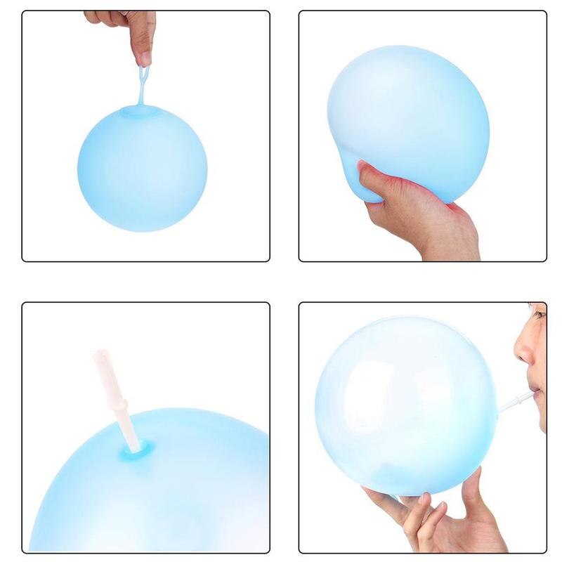 Wubble Bubble Ball Children Outdoor Inflatable Toy Water Filled Bubble Ball Blow Up Balloon Toy Durable Fun Summer for Kids