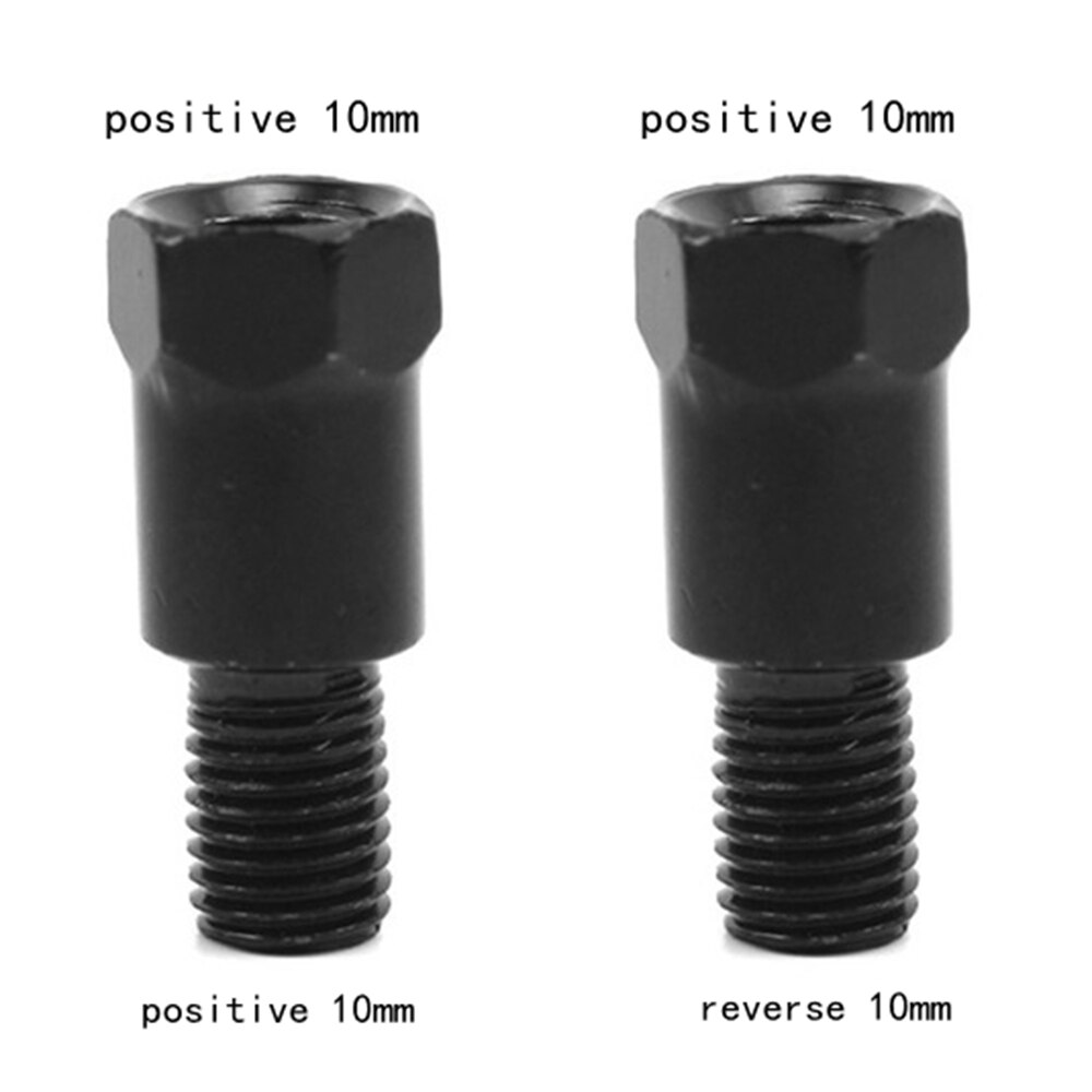 Motorcycle Rearview Mirrors Adapters M10 10MM M8 8MM Right Left Hand Thread Clockwise Anti-clock Conversion Bolt Screws: M10-M10(RR and RL)