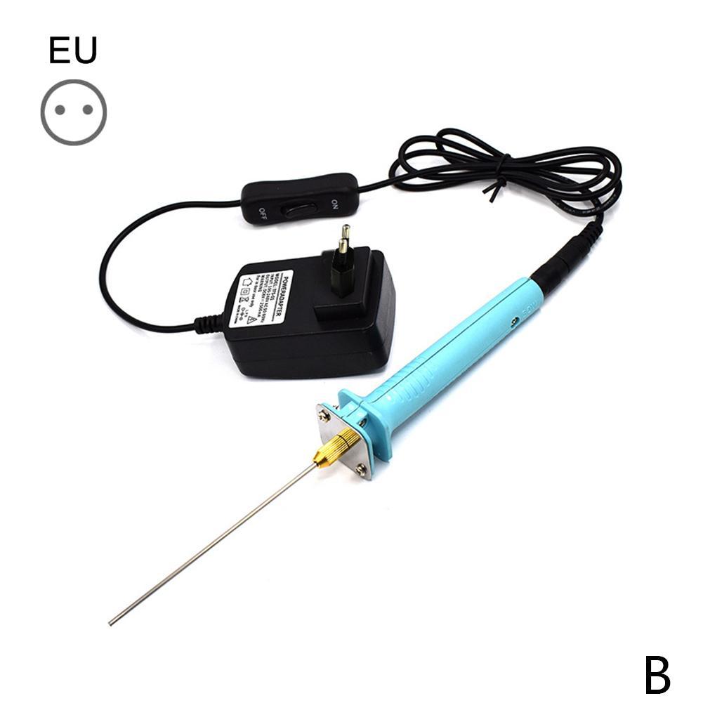 Elektrische schuimsnijder polystyreen piepschuim mes snijden draagbaar piepschuim schuim draad schuimsnijder gereedschap mes  s5 t 6: Eu