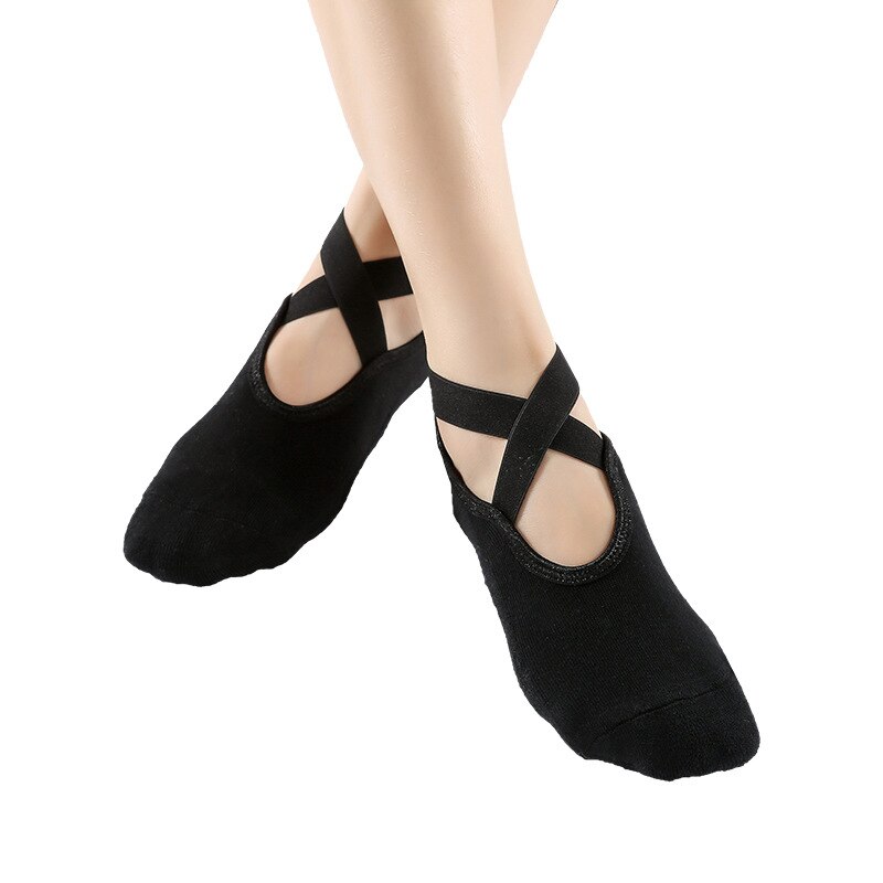 Pilates-socken für damen, rutschfest, atmungsaktiv, offen, yoga-socken, knöchelsocken, ballett- und sportsocken für damen, fitnessstudio
