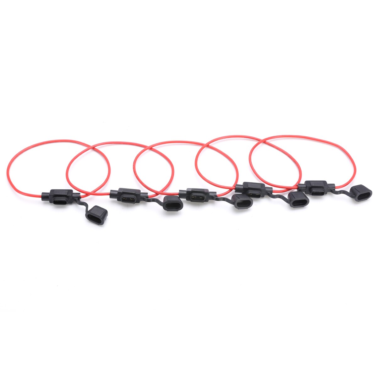 Mini portafusibles de cuchilla para coche, 5 uds., a prueba de salpicaduras, para fusibles de 12V CC 20A, 0,85 metros cuadrados