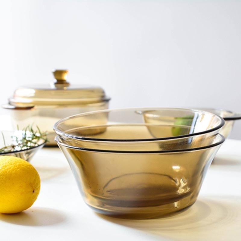 Nordic Glas Dessert Kom Groente Fruit Salade Mengen Kom Ramen Kom Eettafel Plaat Keukengerei Tool Thuis Servies