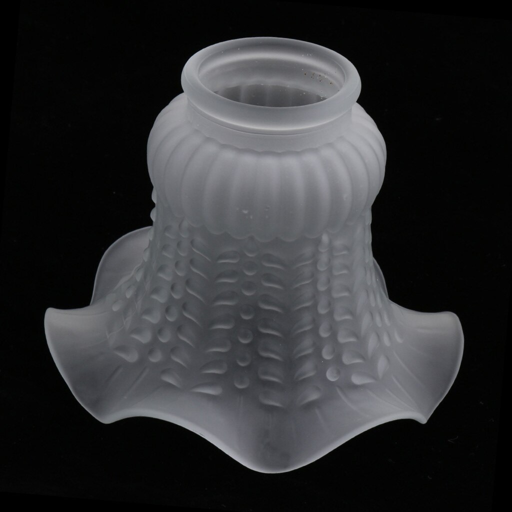 Vidrio blanco esmerilado flor pétalo de reemplazo sombras 4 estilos PICK