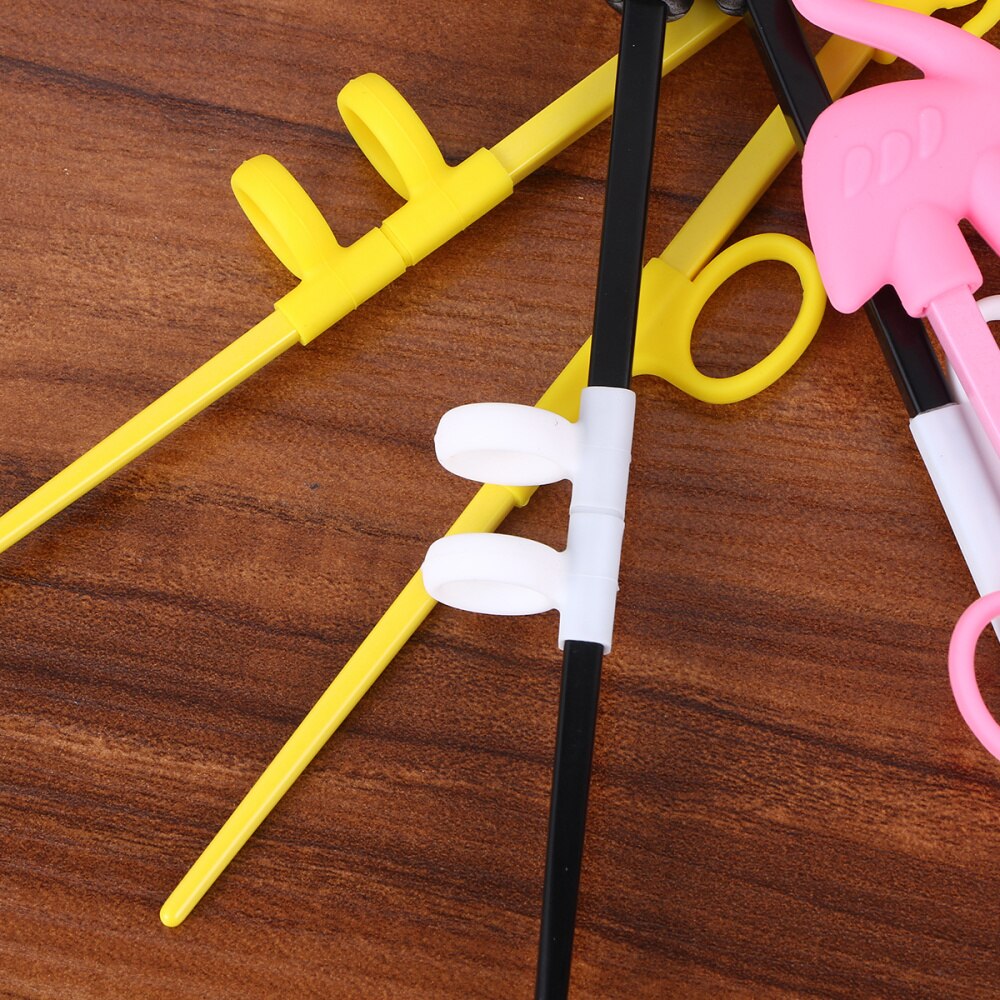 4 Pairs Animal Shape Training Chopsticks Cute Cartoon Learning Chopstick Kids Training Eatting Assistence Tool for Children