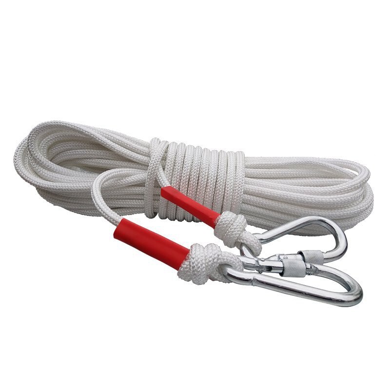Fire Safety Rope Lifeline Nylon Rope Emergency Escape Rope Outdoor Climbing Rope Insurance Rope: Default Title