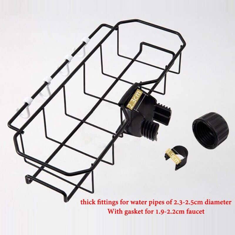 Porte-éponge antirouille pour salle de bain, robinet de cuisine, support d&#39;évier, boules de bain, support sec, accessoires de salle de bains et de cuisine