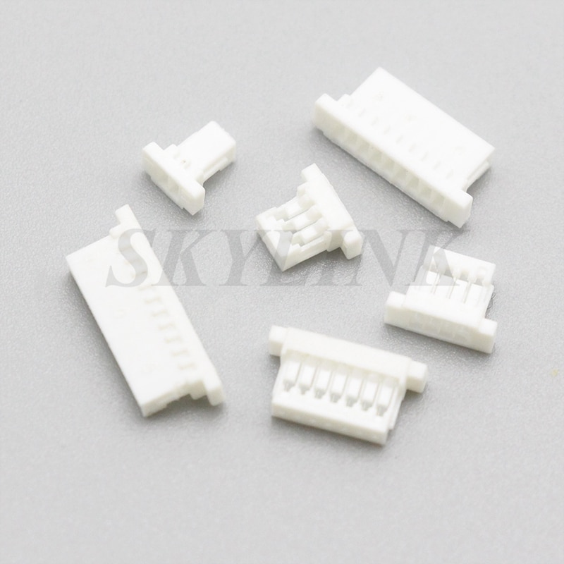 10 einstellen JST SH 1,0 Stecker 1,0mm Tonhöhe SMT Horizontale Buchse + Gehäbenutzen + Endgeräte 2P 3P 4P 5P 6P 7P 8P 9P 10P 11P 12P