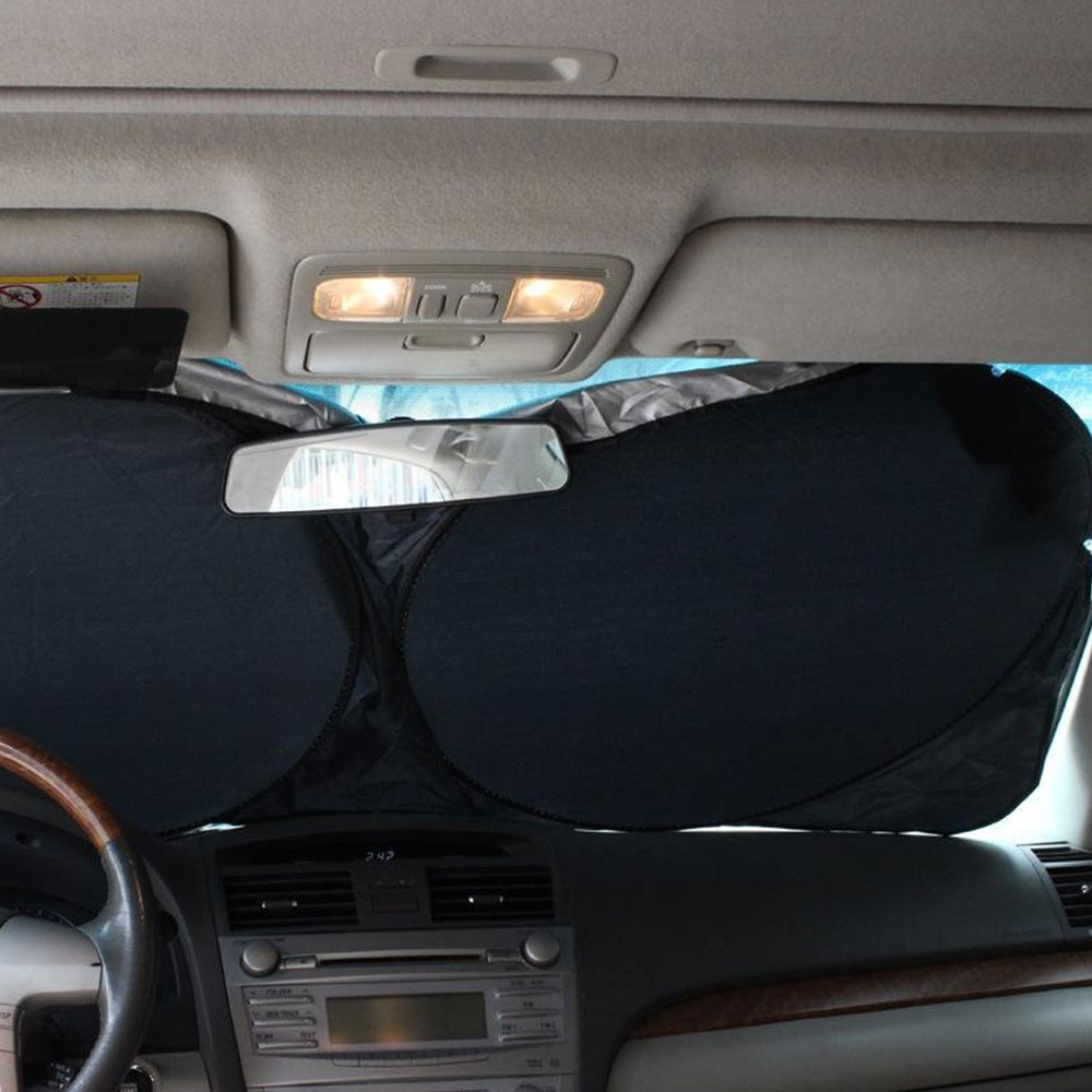 Vehemo 190*90 Car SunShade Auto Sun Visor Large Windshield Window Covers Block Protector Durable Outdoor Foldable Coche SUV