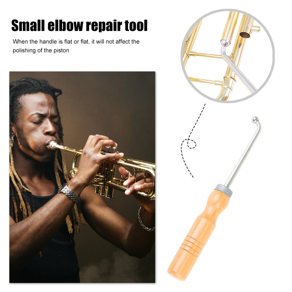 Trompet Elleboog Reparatie Tool Reparatie Onderdelen Accessoires Met Ballen Muziekinstrument Lichtgewicht Draagbare Muziek Elementen