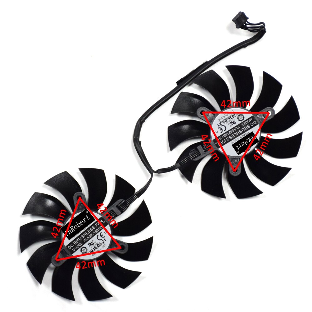 88mm PLA09215B12H 4Pin Fan Replace For EVGA GTX 960 970 980 Ti GTX960 GTX970 GTX980 GTX980Ti VGA Cooler Graphics Video Card Fan