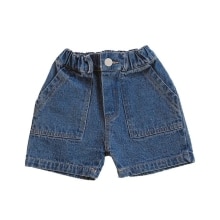 VIDMID jeans casual per ragazzi e ragazze pantaloncini per bambini pantaloncini di jeans estivi per bambini P6120: 2T