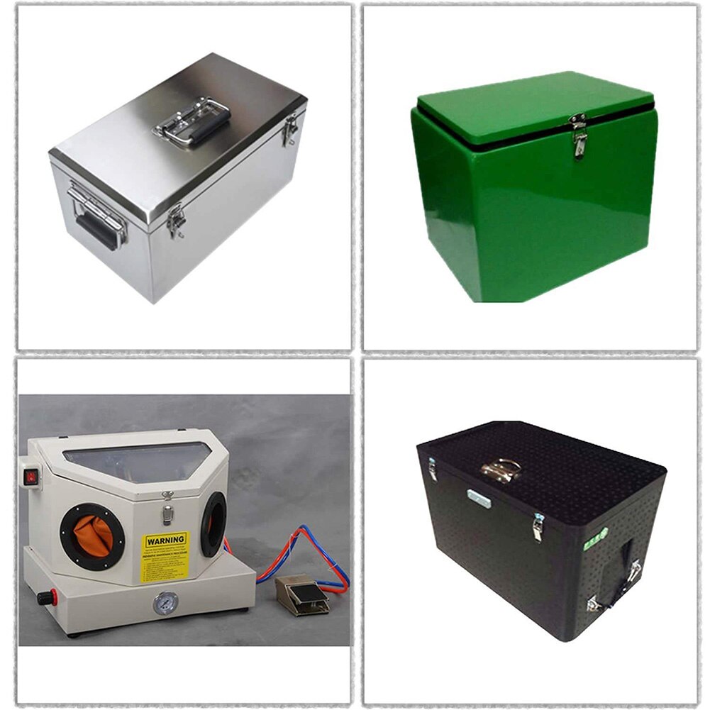 4pcs/pack Locking Clasp Buckle Spring Loaded Door Toolbox Hasp Catch Cabinet Clamp For Closet Toggle Latch Stainless Steel