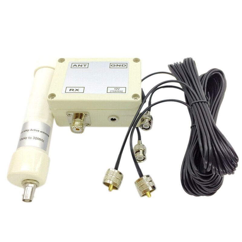 Antena activa de 10Khz a 30Mhz, minilátigo Hf Lf Vlf Vhf Sdr Rx con Cable portátil: Default Title
