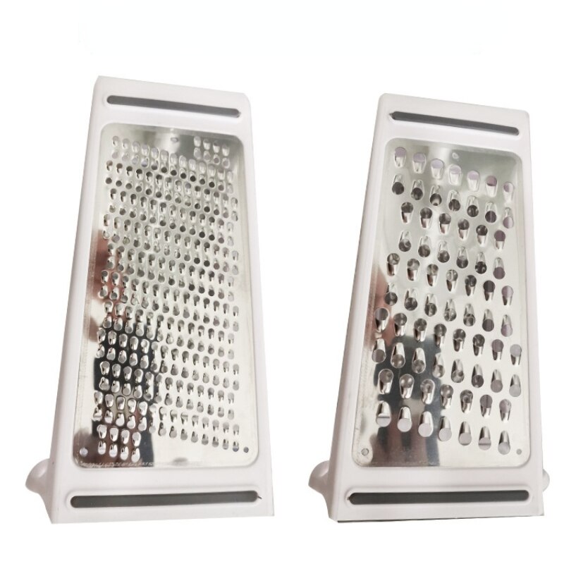 2 Sided Stainless Steel Manual Vegetable Cheese Grater With Container Box Tray Multipurpose Kitchen Tool Vegetable Cutting Tool