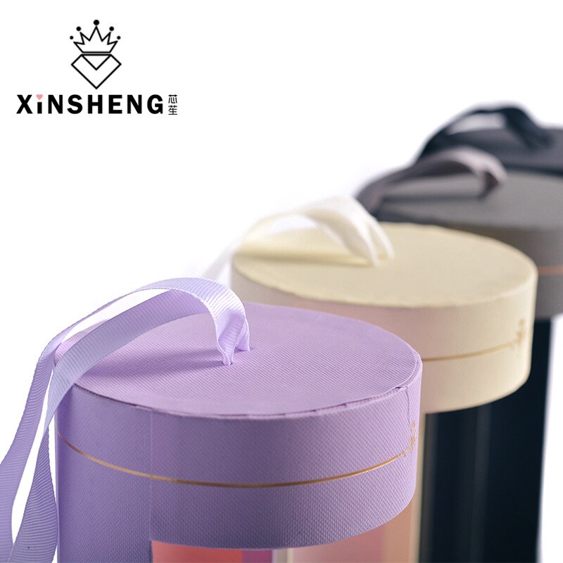 11x35cm Blume Verpackung Floristen Strauß Blumen- Verpackung Papier Zylinder Kasten Blumen Wasserdichte Tragbare Blume Korb