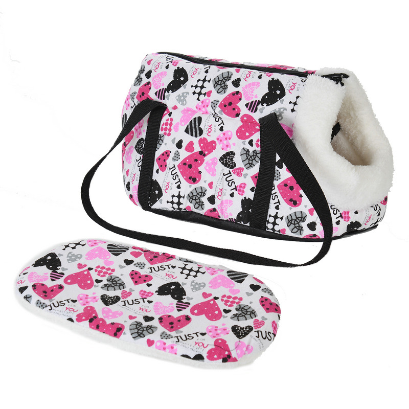 Transportín para perros pequeños y gatos, mochila portátil de lado suave para Yorkshire, bolso de lana para cachorros, bolsa de transporte de viaje para mascotas Pug: L / Verde