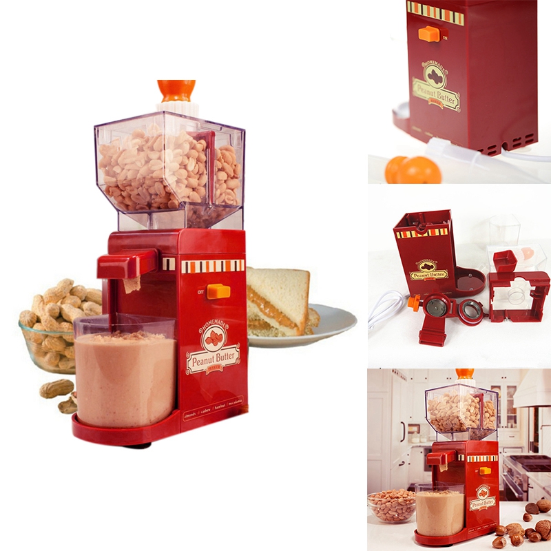 Electric Peanut Butter Maker 500ML Grinding Mechanism Food Processor for Peanut Butter Maker Coffee Grinder