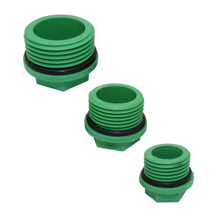 MUCIAKIE G1/2 G3/4 G1'' Male Threaded PPR End Cap Plug Pipe Fittings BSP Water Tubing Stopper Prevent Leakage Choke Plug