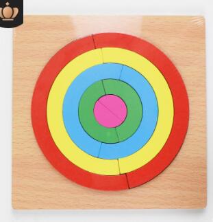 Iq hjärnteaser i trä pussel barn pedagogiskt tangram pussel spel för barn: Modell 19