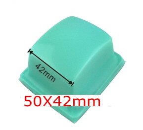 50x42mm Silicone rubber pad head for pad printing machine