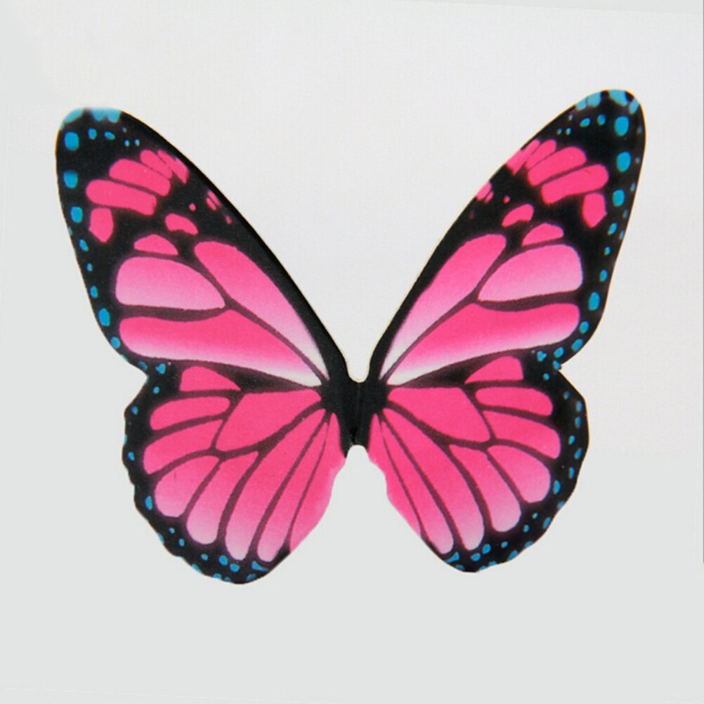 50 Uds. De mariposas para decoración de tartas, copos de arroz para cumpleaños y bodas: Amarillo