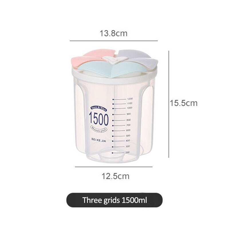 Rijstcontainer, 10 kg vierkante transparante rijstdispenser, zichtbare automatische rijst droog voedsel opslag container bonen granen tank rijstemmer voor thuis keuken, 12,5 × 9 × 15,5 cm
