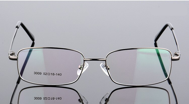 UVLAIK Vintage Men Titanium Alloy Optical Glasses Frame Ultralight Square Business Myopia Prescription Computer Eyeglasses: Gray