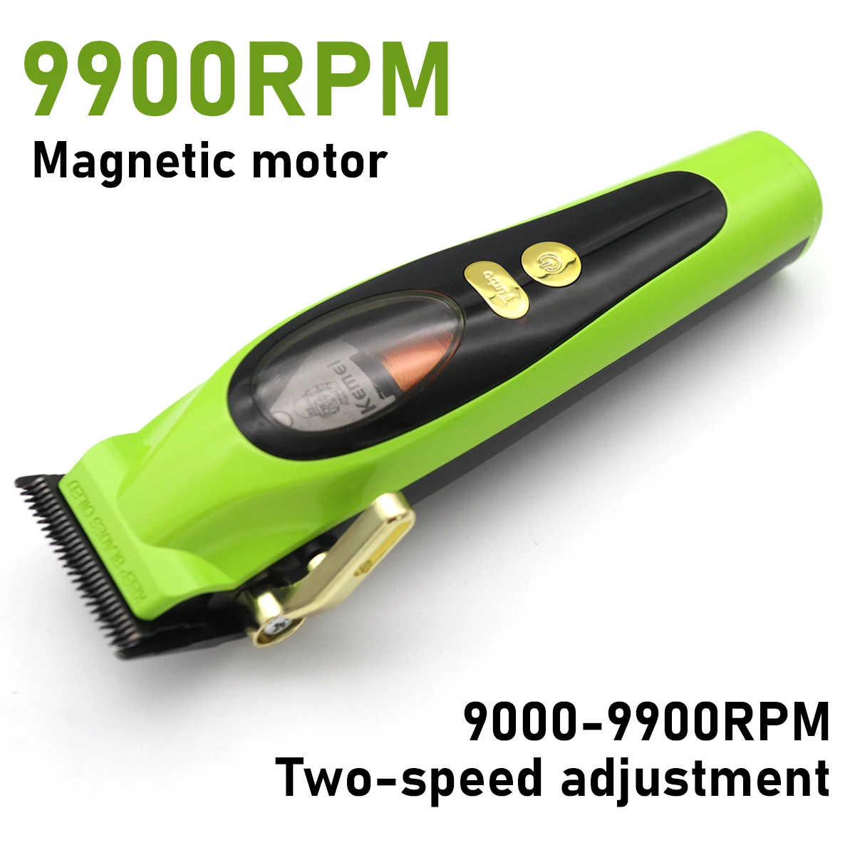 Hair Clipper Barber Kit Beard Hair Trimmer For Men Magnetic Motor Mower 9000 RPM Hair Cutting Machine Kemei 2035